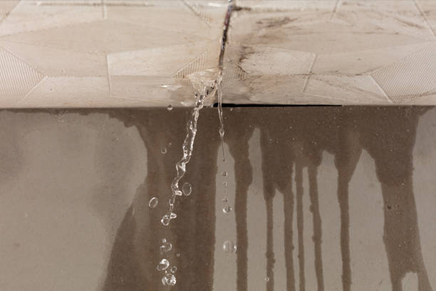 Professional Water Damage Restoration technician working in McKittrick, CA